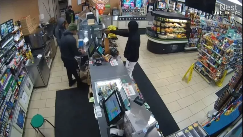 Image of 3 young men in Kent Gas Staion Robbery